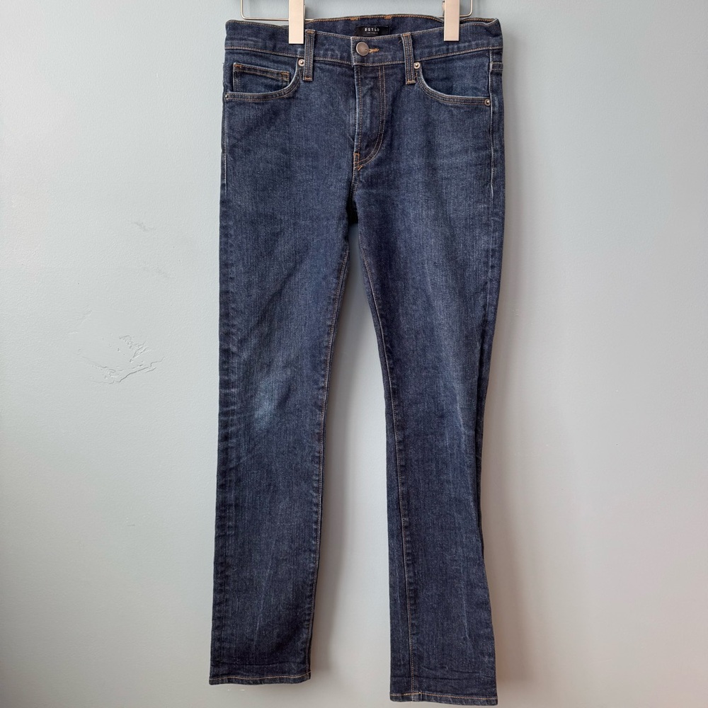 DSTLD Los Angeles Men's Slim Blue Jeans Made in USA 31x32 (HEMMED 29x30)
